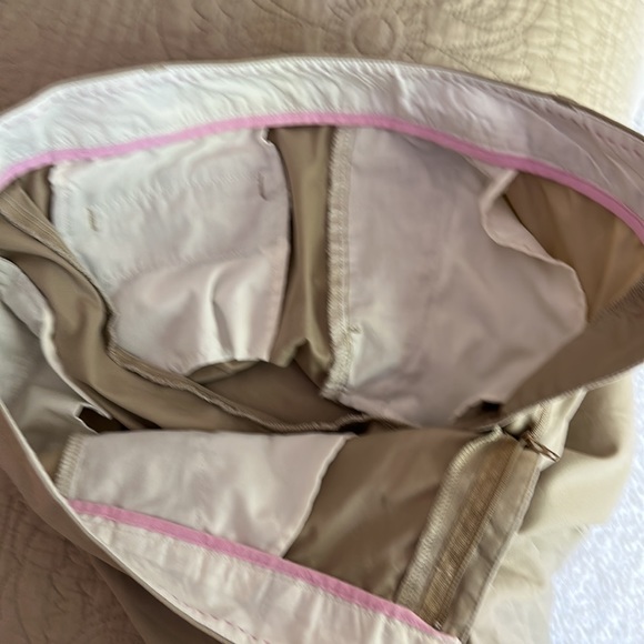 Lands End ankle pants size 10 tan - Picture 7 of 9